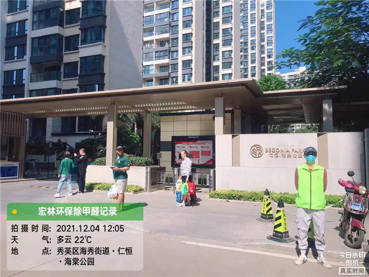 仁恒海棠公园甲醛治理