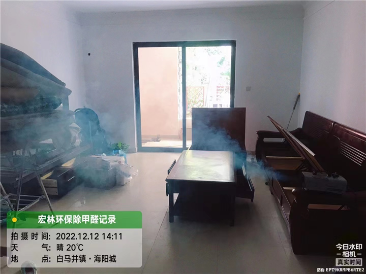 儋州市海阳城除甲醛案例