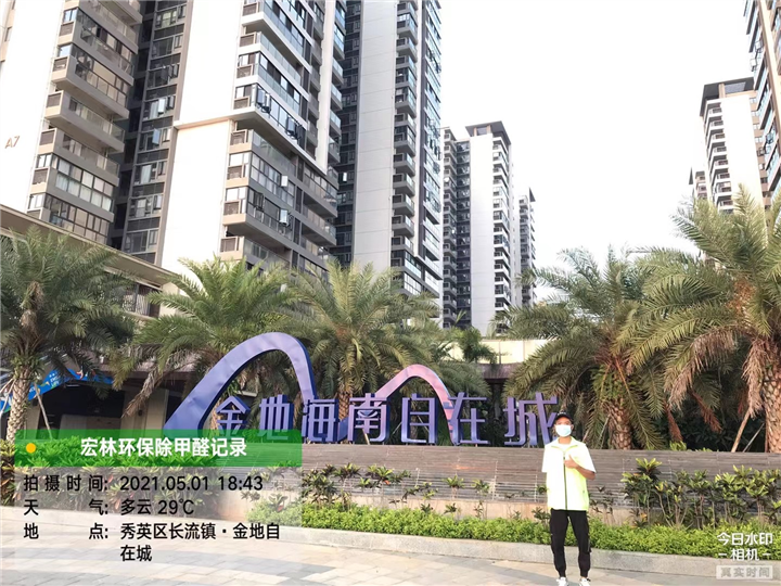 金地海南自在城甲醛治理