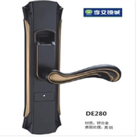 安泰莱室内门指纹锁 DE280 黑铜（成都开锁） 