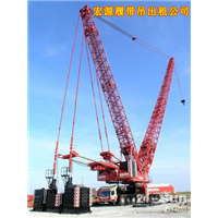 100吨龙岩市上杭履带吊出租vs福建宏源履带吊出租 