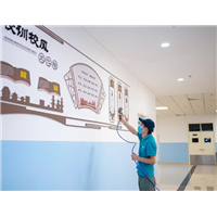 心呼吸除甲醛公司在滨海实验中学育华中学除甲醛施工案例