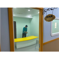 心呼吸除甲醛公司为汇智创科教育集团除甲醛施工案例