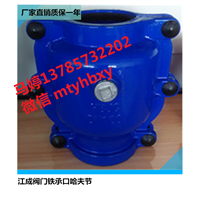 河南PE承口哈夫节堵漏器抱箍，球墨铸铁材质，厂家直销 