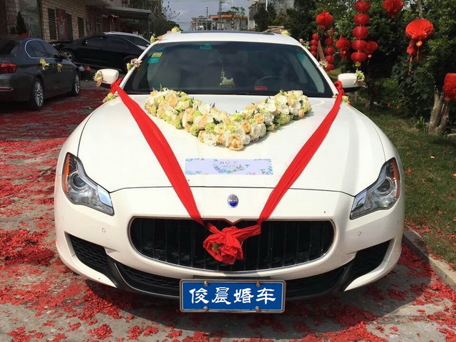玛莎拉蒂总裁婚车-惠州婚车租赁 