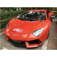 红色兰博基尼-惠州超跑租赁 
