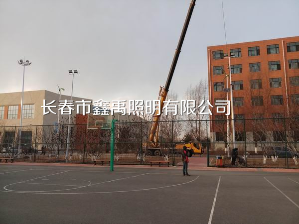长春路灯高杆灯安装