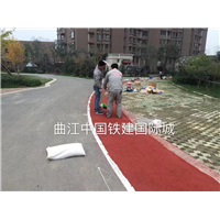 渭南市彩色路面陶瓷颗粒粘结剂厂家直销 