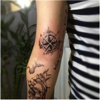 黑白纹身作品（4） 