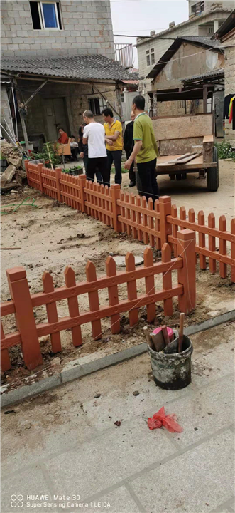 惠安新型水泥围栏扮靓美丽乡村-惠安瑞奇建筑