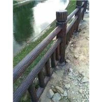 浙江省景区仿木栏杆  台州河堤仿石栏杆