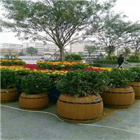 福建仙游平价的道路仿木花箱厂家瑞奇质量上乘