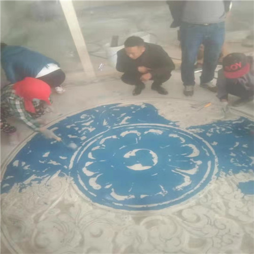 磨石地画制作