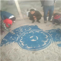 磨石地画制作