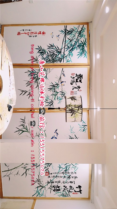 承德市餐饮店内墙**绘壁画