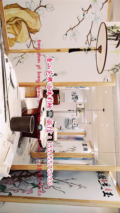 承德市栾城县一亩三分地餐饮店内墙**绘壁画 