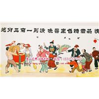 承德市栾城县一亩三分地餐饮店内墙**绘壁画 