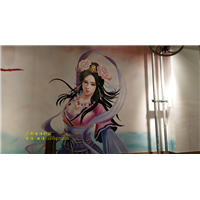 唐山餐饮墙**绘 