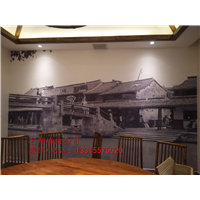 唐山餐饮墙绘 