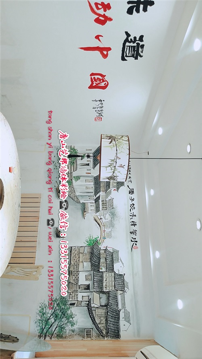 承德餐饮墙绘彩绘