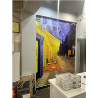 唐山迁安市瓦罗兰网咖墙**绘壁画：毕加索的咖啡厅 
