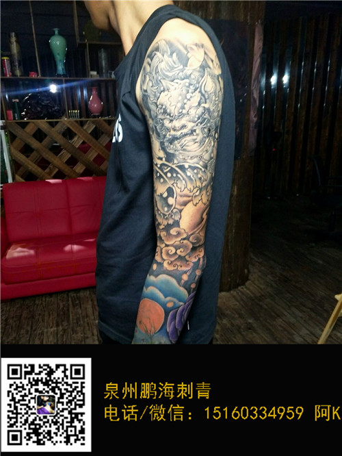 恢复后的纹身刺青效果图 