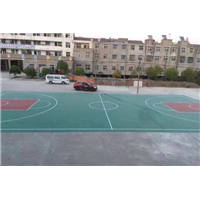 咸宁篮球场施工