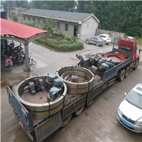 徐州建奎生产2.2米对开式弹簧板结构的活性炭转炉大齿轮 