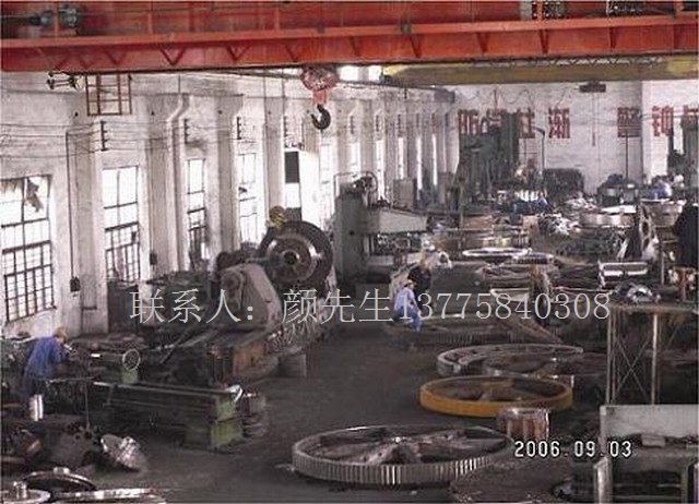 烘干机大齿圈重型配置毛坯浇铸精加工 