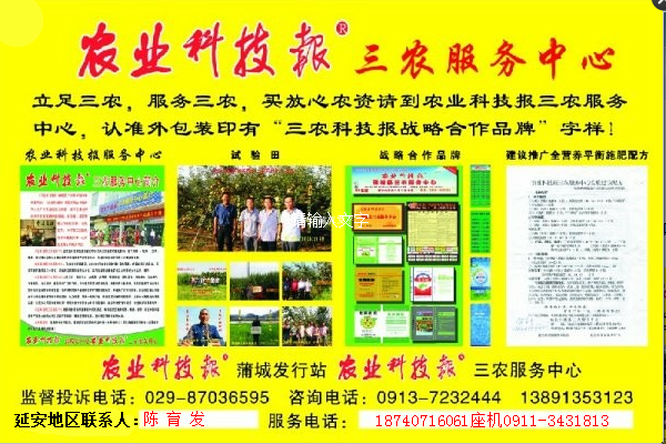 农业科技报三农服务中心///富县苹果代办**富县苹果代收~ 