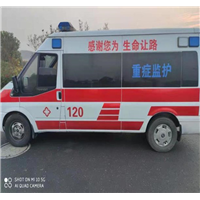 大连庄河哪有120救护车出租院后护送