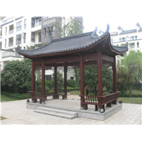 滨州防腐木凉亭 