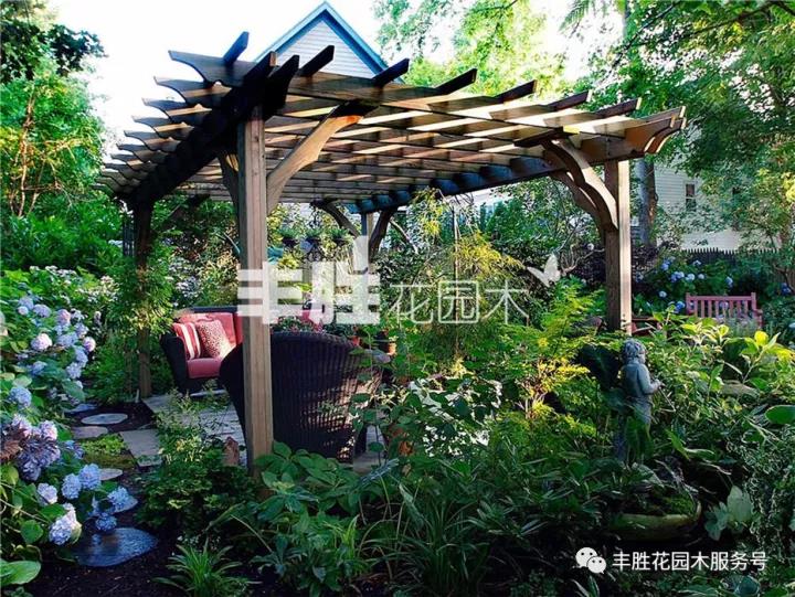 滨州防腐木花架 