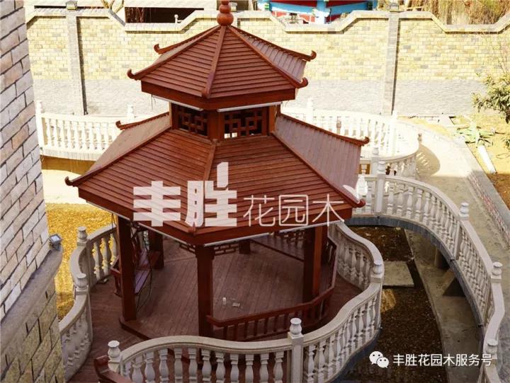 滨州防腐木凉亭 