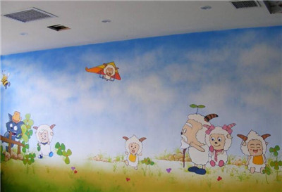 南充幼儿园彩绘,幼儿园壁画 