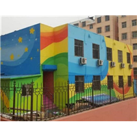南充工装彩绘,国画 