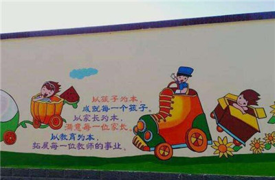 南充墙绘,游乐场彩绘 