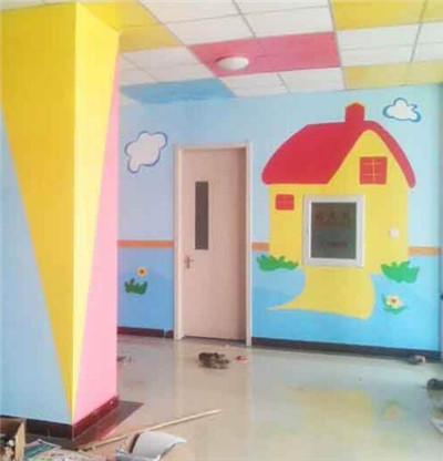 南充大地壁画,学校彩绘 