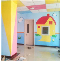 南充大地壁画,学校彩绘 