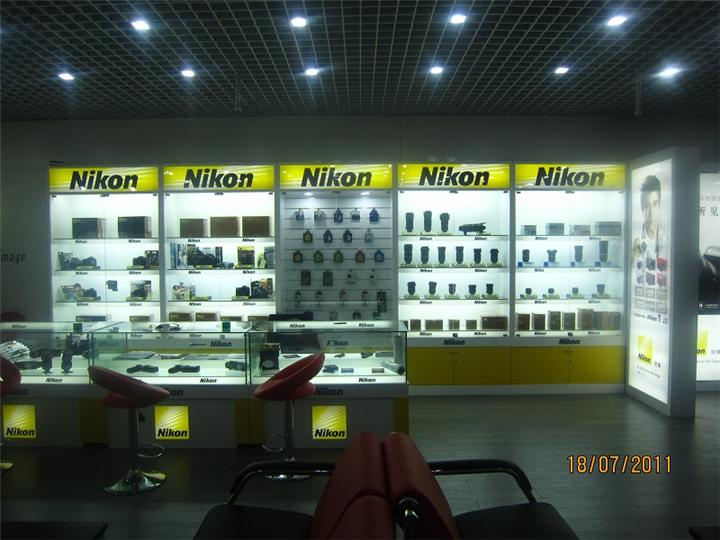 西安烤漆展柜 