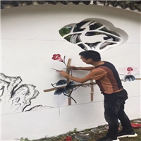 温州背景墙墙绘