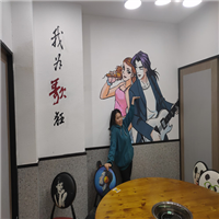 温州酒店墙绘