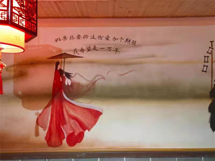 温州餐饮店彩绘