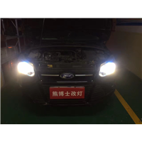 福克斯车灯升级 