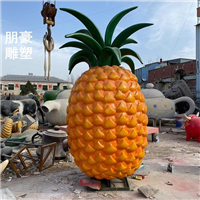 地产精神堡垒菠萝雕塑制作制造厂家