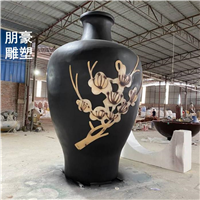 花瓶雕塑不锈钢价格景观镂空瓶子雕塑精选