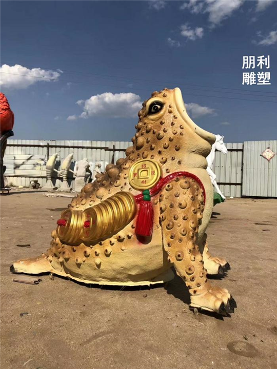 老铜金蟾摆件