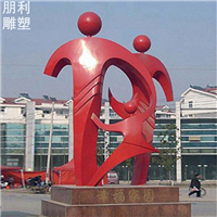 购物街人物铜雕塑 铸铜抽象人物雕塑