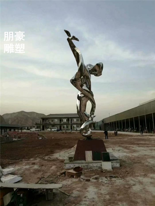 广场铸铜人物雕塑，景观铸铜雕塑