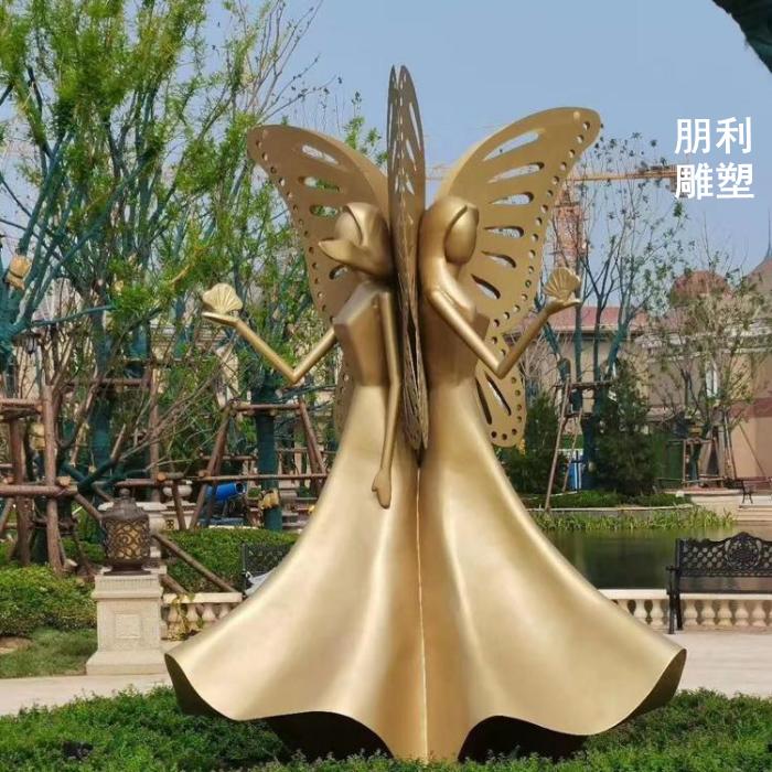 别墅区不锈钢雕塑 装饰摆件雕塑